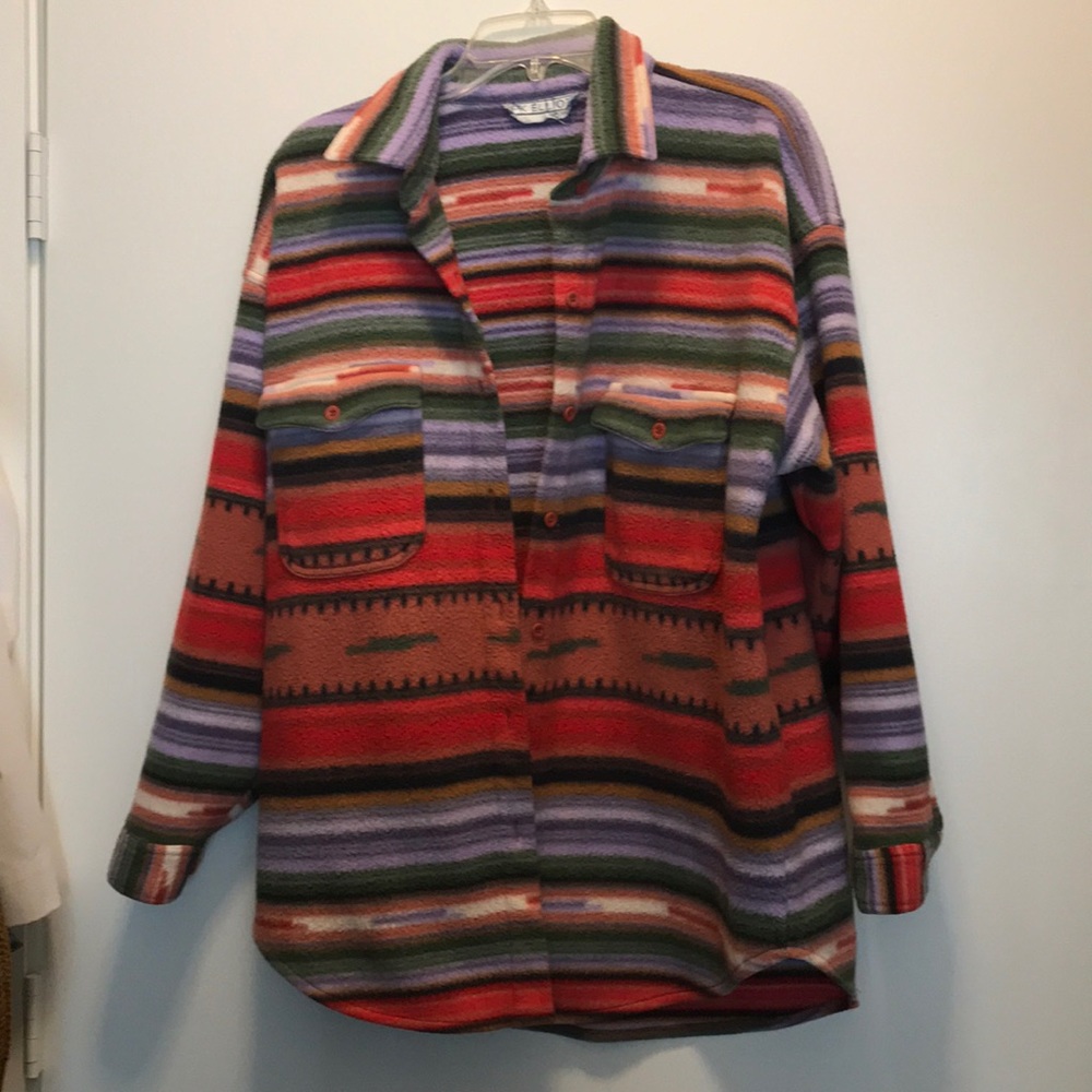 Vintage fleece button down